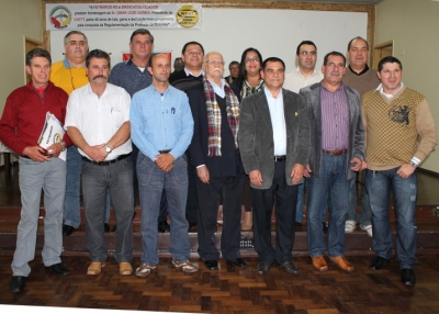 Grupo de Santa Maria com o Pres. da CNTTT