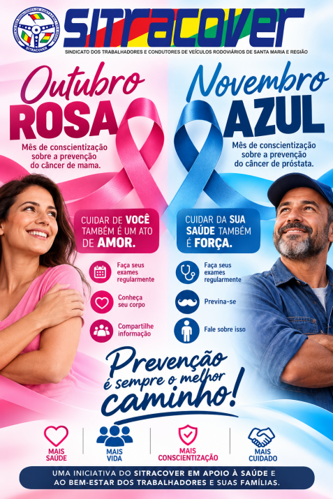 CARTAZ OUTUBRO ROSA E NOVEMBRO AZUL CARTAZ OUTUBRO ROSA E NOVEMBRO AZUL