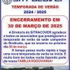 CARTAZ ENCERRAMENTO DA TEMPORADA 2024-2025 SEDE CAMPESTRE SITRACOVER