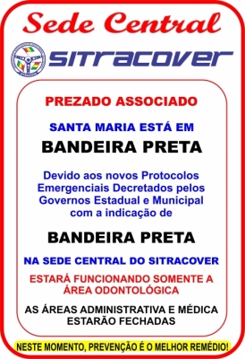 Cartaz Sede Central - Bandeira Preta Cartaz Sede Central - Bandeira Preta
