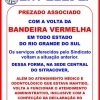 CARTAZ BANDEIRA VERMELHA SEDE CENTRAL