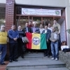 Diretores do Sitracover na entrada do Seminário