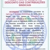 Informativo Desconto Contribuições Sindicais