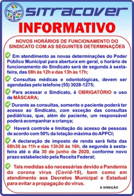 Informativo Sindicato - NOVO Informativo Sindicato - NOVO