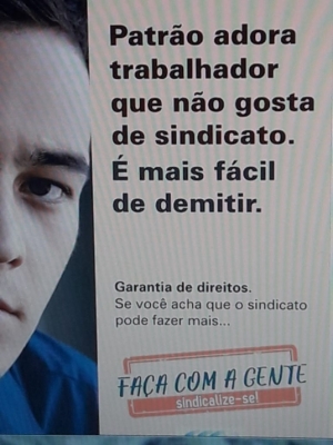 PATRÃO ADORA TRABALHADOR NÃO SINDICALIZADO PATRÃO ADORA TRABALHADOR NÃO SINDICALIZADO